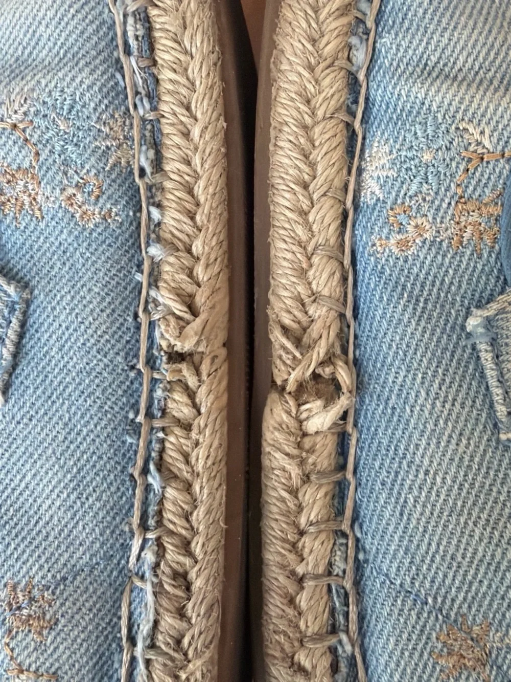 GAP Toddler Blue Denim Mary Jane Espadrille with Buckle